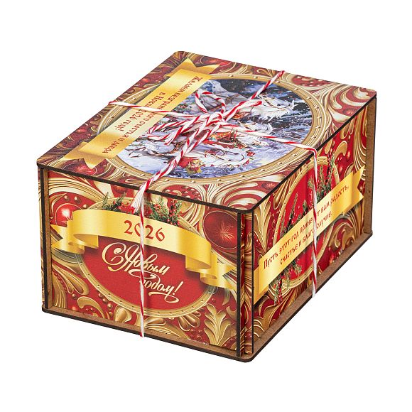 Сладкий новогодний подарок Золотые Узоры (малая)